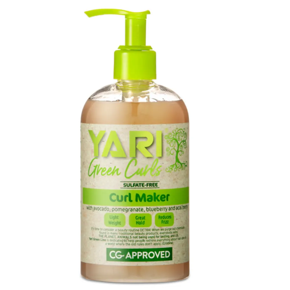 Yari Green Gel Definición Rizos Curl Maker 384ml - Imagen 1